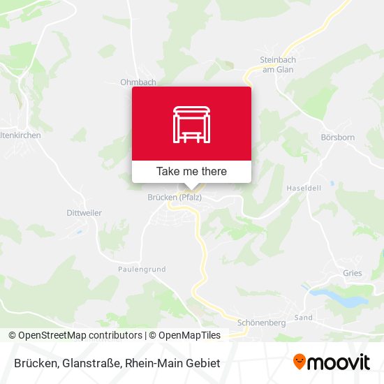 Brücken, Glanstraße map
