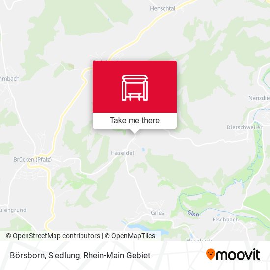 Карта Börsborn, Siedlung