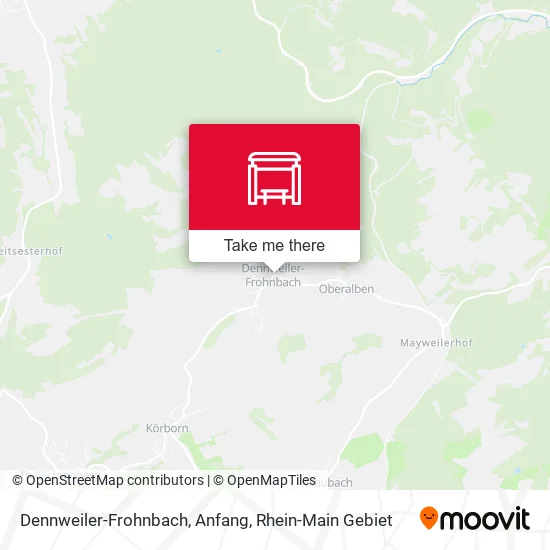 Карта Dennweiler-Frohnbach, Anfang