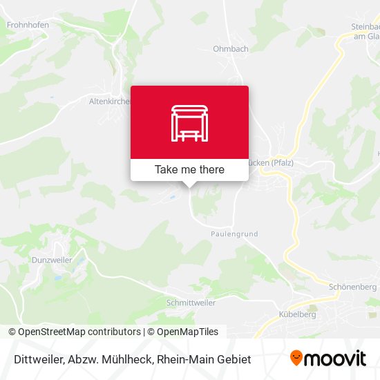 Dittweiler, Abzw. Mühlheck map