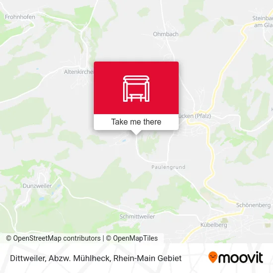 Dittweiler, Abzw. Mühlheck map