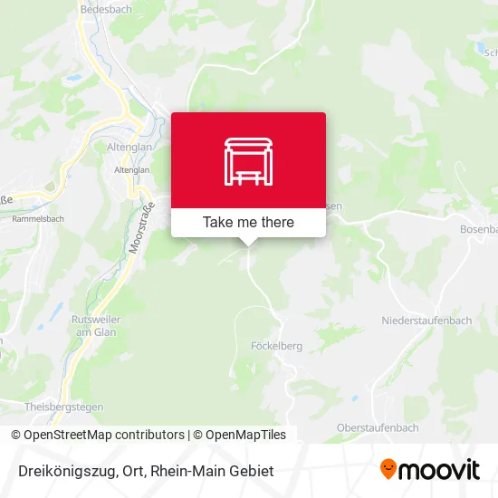 Карта Dreikönigszug, Ort