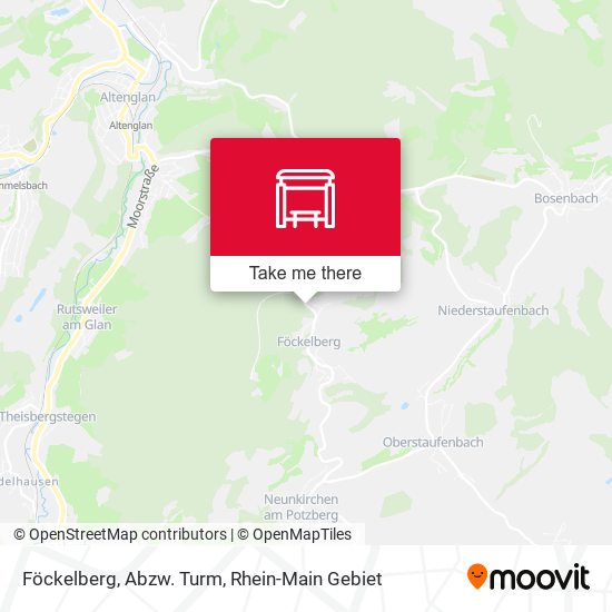 Föckelberg, Abzw. Turm map