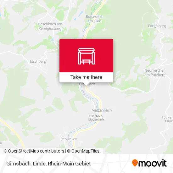 Карта Gimsbach, Linde