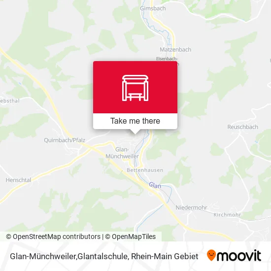 Карта Glan-Münchweiler,Glantalschule