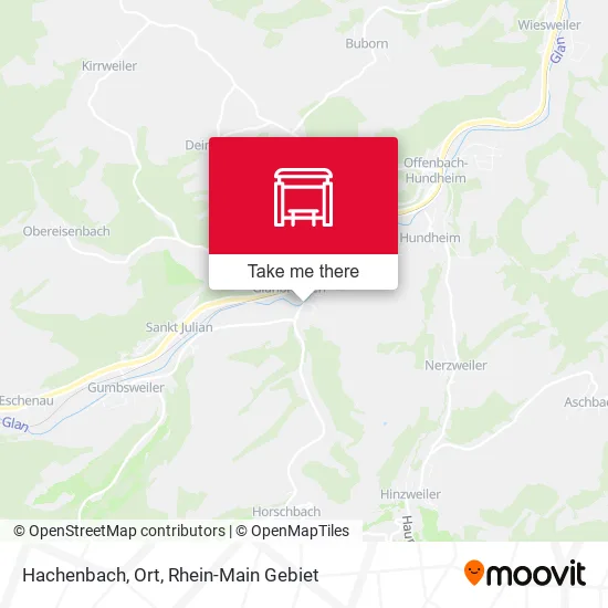 Карта Hachenbach, Ort