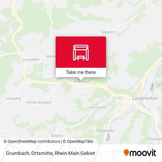 Карта Grumbach, Ortsmitte
