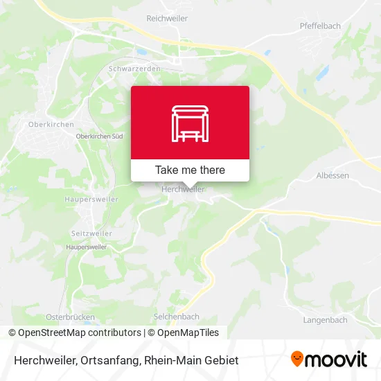 Карта Herchweiler, Ortsanfang