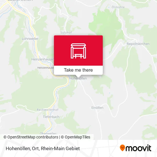 Карта Hohenöllen, Ort