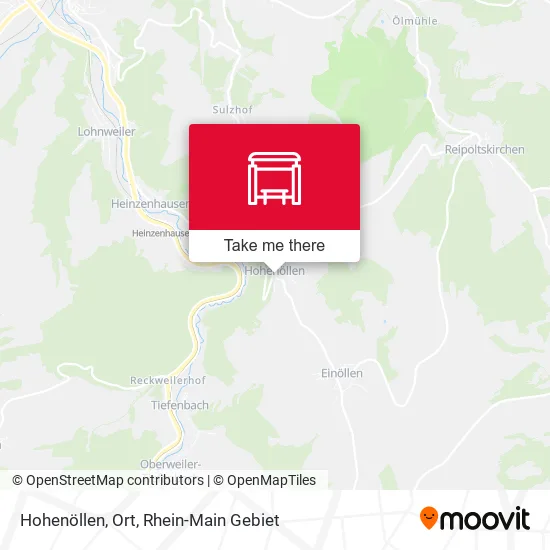Карта Hohenöllen, Ort