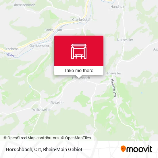 Карта Horschbach, Ort