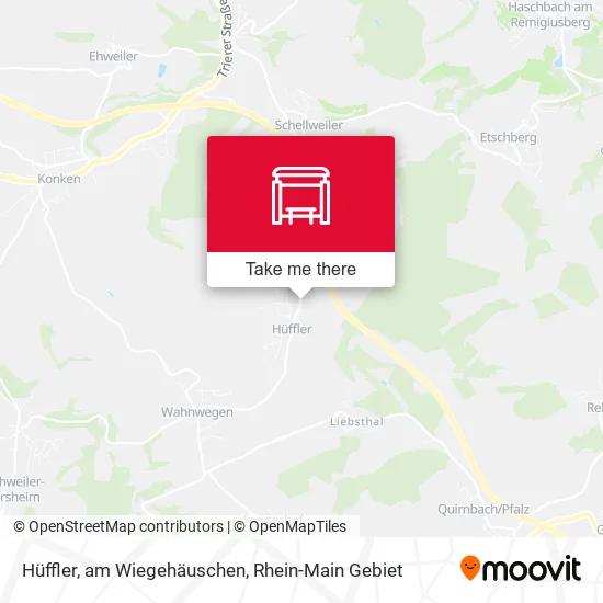 Карта Hüffler, am Wiegehäuschen