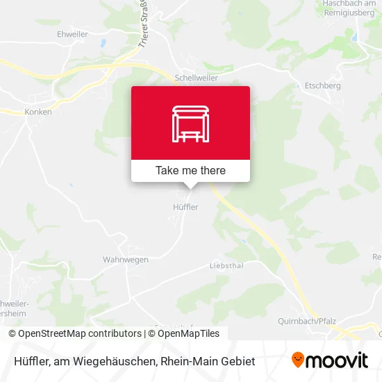 Карта Hüffler, am Wiegehäuschen