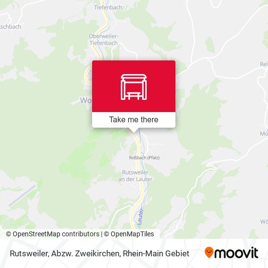 Rutsweiler, Abzw. Zweikirchen map