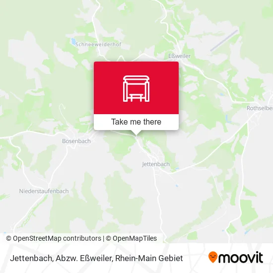 Карта Jettenbach, Abzw. Eßweiler