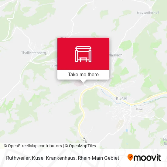 Карта Ruthweiler, Kusel Krankenhaus