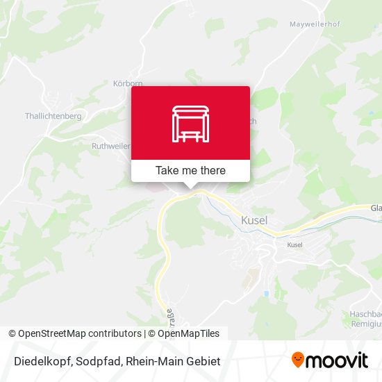 Карта Diedelkopf, Sodpfad