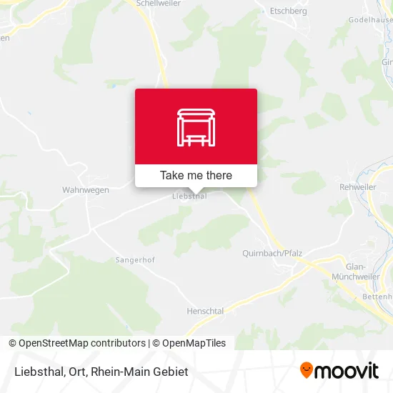 Карта Liebsthal, Ort