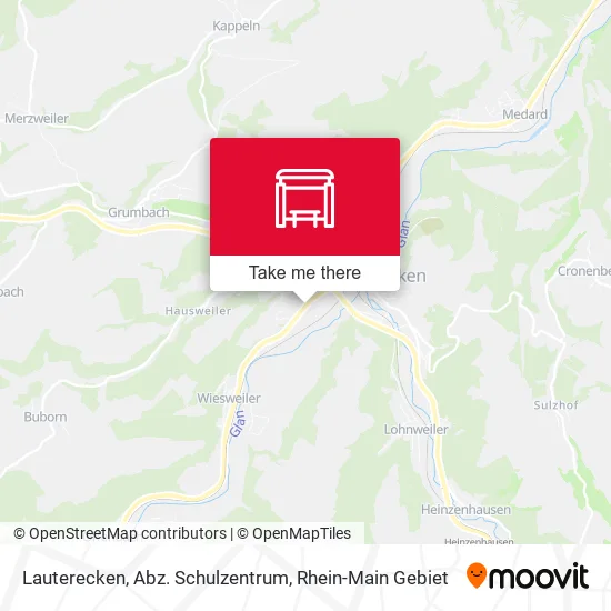 Карта Lauterecken, Abz. Schulzentrum