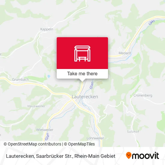 Карта Lauterecken, Saarbrücker Str.