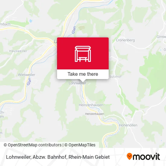 Карта Lohnweiler, Abzw. Bahnhof