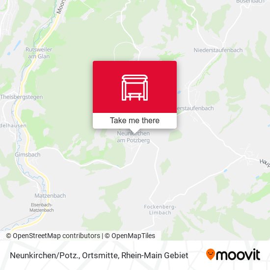 Карта Neunkirchen/Potz., Ortsmitte