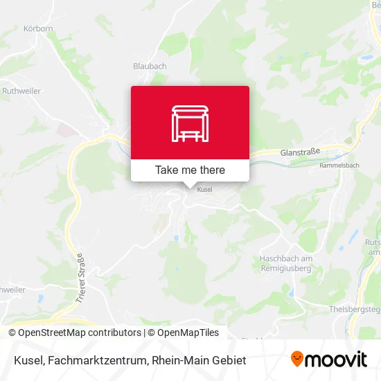 Карта Kusel, Fachmarktzentrum