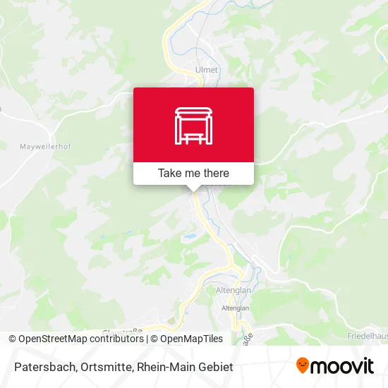Карта Patersbach, Ortsmitte