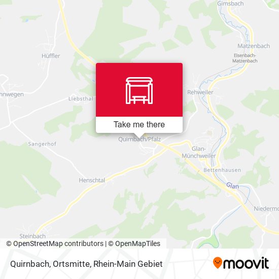 Карта Quirnbach, Ortsmitte
