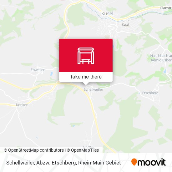 Schellweiler, Abzw. Etschberg map