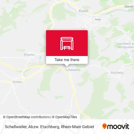 Карта Schellweiler, Abzw. Etschberg