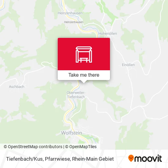 Карта Tiefenbach/Kus, Pfarrwiese