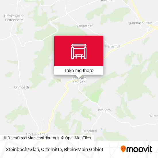 Steinbach/Glan, Ortsmitte map
