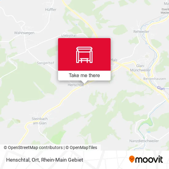 Карта Henschtal, Ort