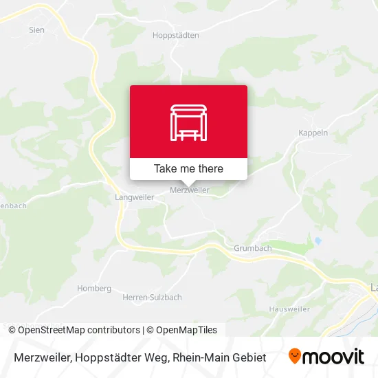 Карта Merzweiler, Hoppstädter Weg