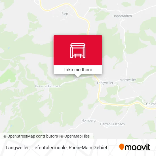 Карта Langweiler, Tiefentalermühle