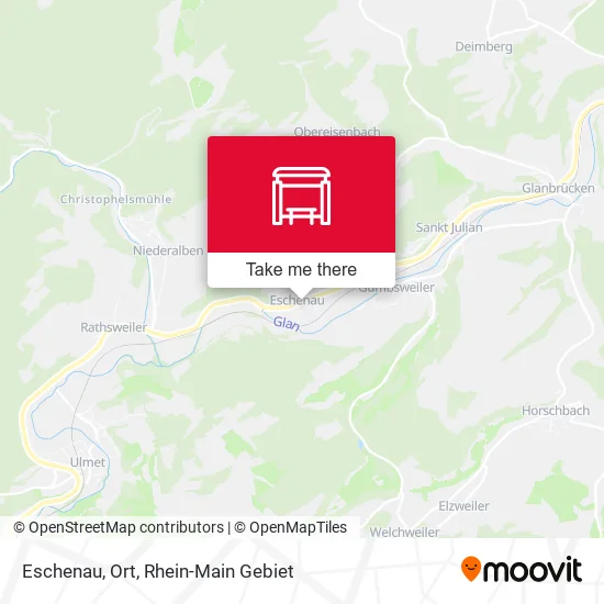 Карта Eschenau, Ort