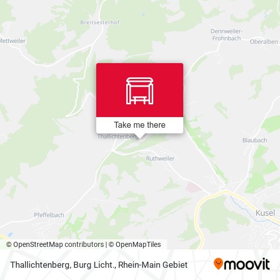Thallichtenberg, Burg Licht. map
