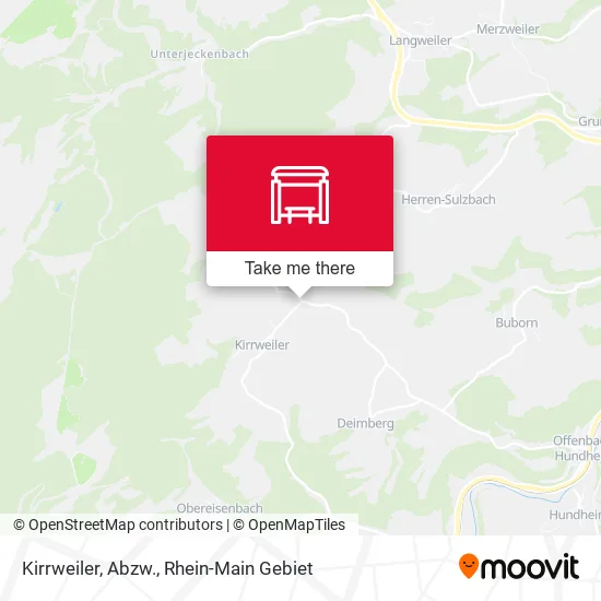 Карта Kirrweiler, Abzw.