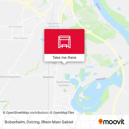 Bobenheim, Ostring map