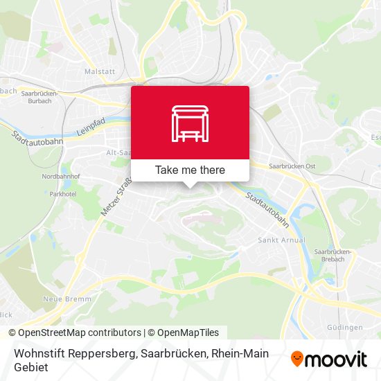 Wohnstift Reppersberg, Saarbrücken map