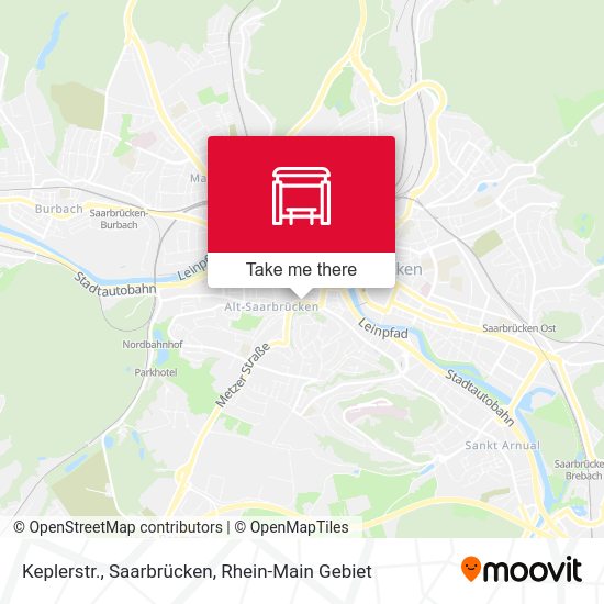 Карта Keplerstr., Saarbrücken