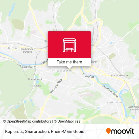 Карта Keplerstr., Saarbrücken