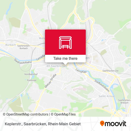 Карта Keplerstr., Saarbrücken
