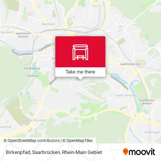 Birkenpfad, Saarbrücken map