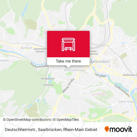 Deutschherrnstr., Saarbrücken map