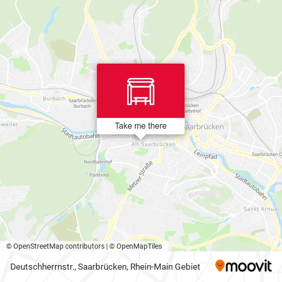 Карта Deutschherrnstr., Saarbrücken