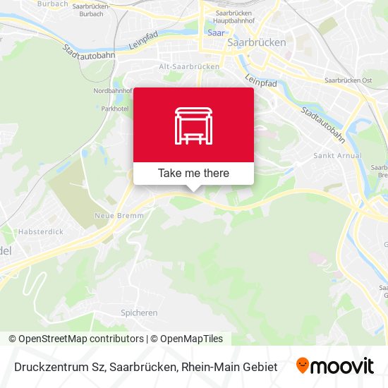 Druckzentrum Sz, Saarbrücken map