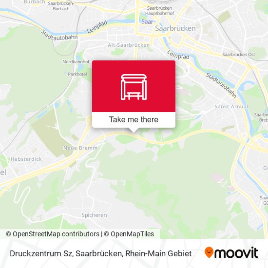 Druckzentrum Sz, Saarbrücken map