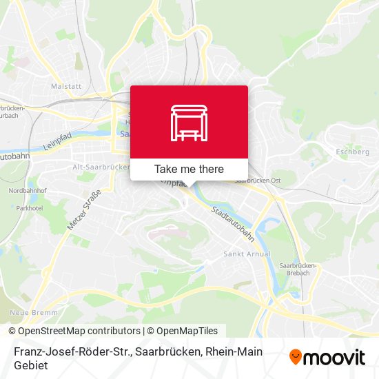 Franz-Josef-Röder-Str., Saarbrücken map